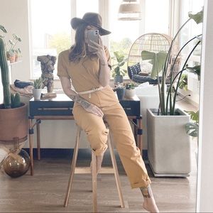 ILANA KOHN yellow jumpsuit